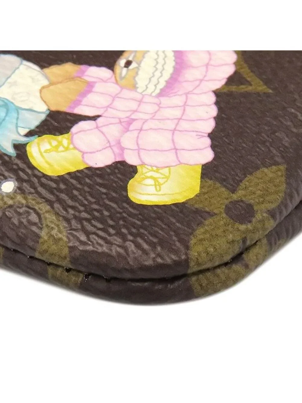 Louis Vuitton Coin Purse Pochette Cles Monogram Canvas Azur Frost Key